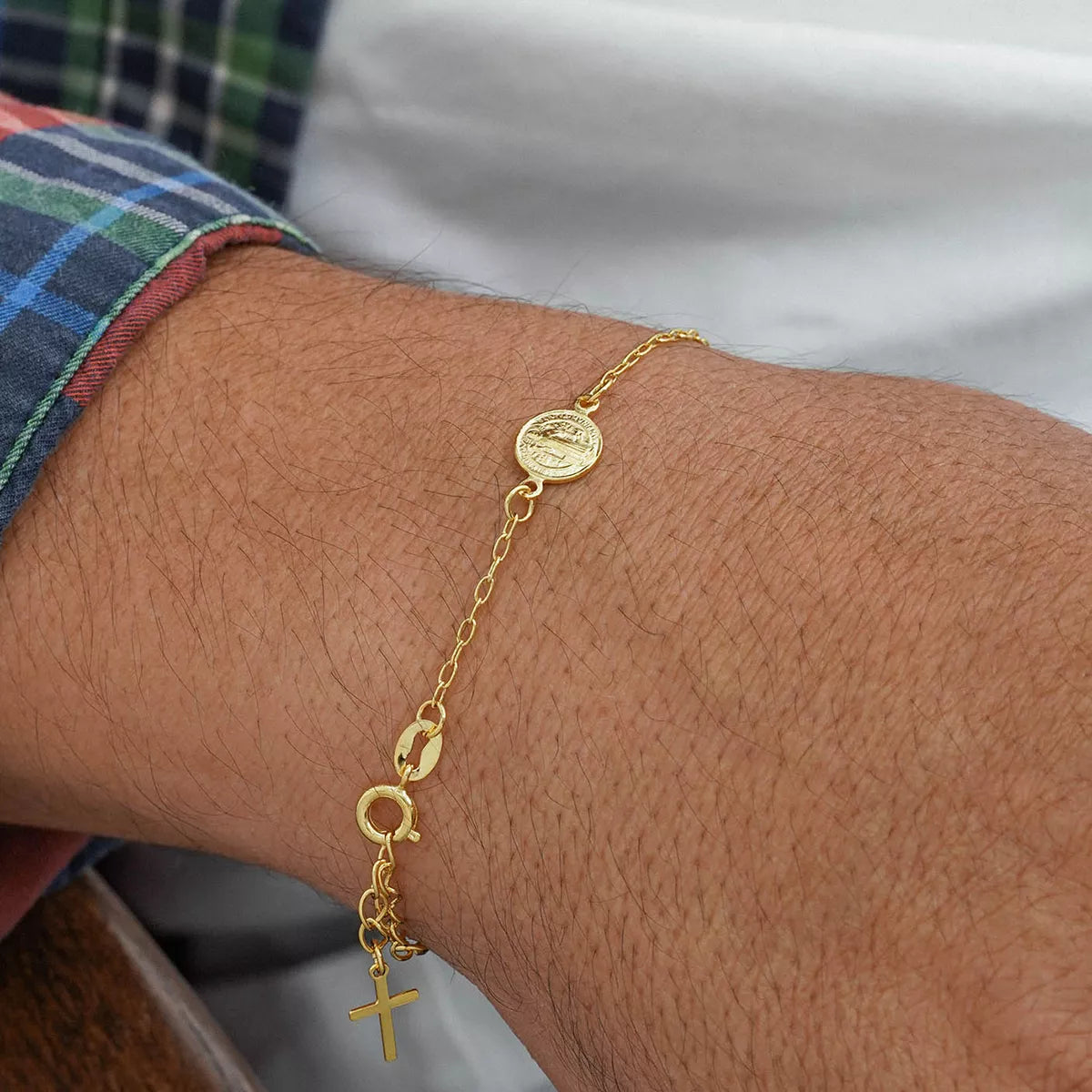 PULSERA SAN BENITO 16.5CM + EXTENSOR