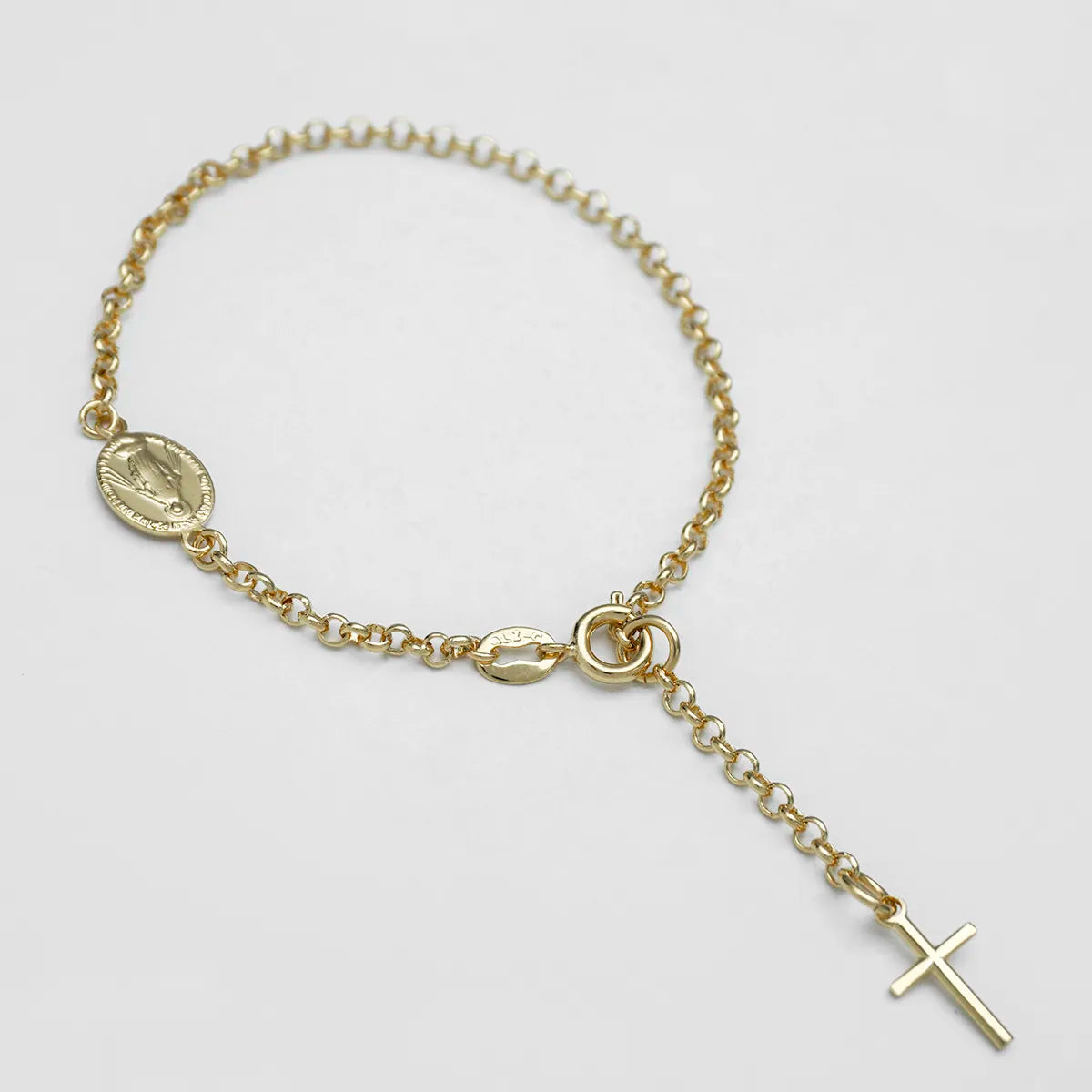 PULSERA VIRGEN MILAGROSA 16.5CM + EXTENSOR