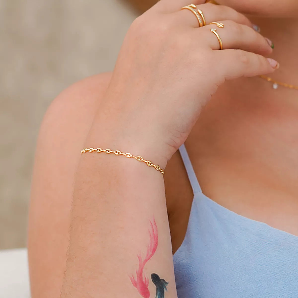PULSERA Gucc1 delgada 20Cms