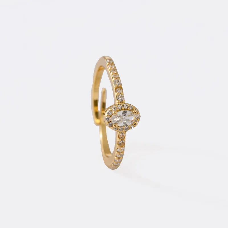 Anillo Dynasty Cristal o Verde Ajustable