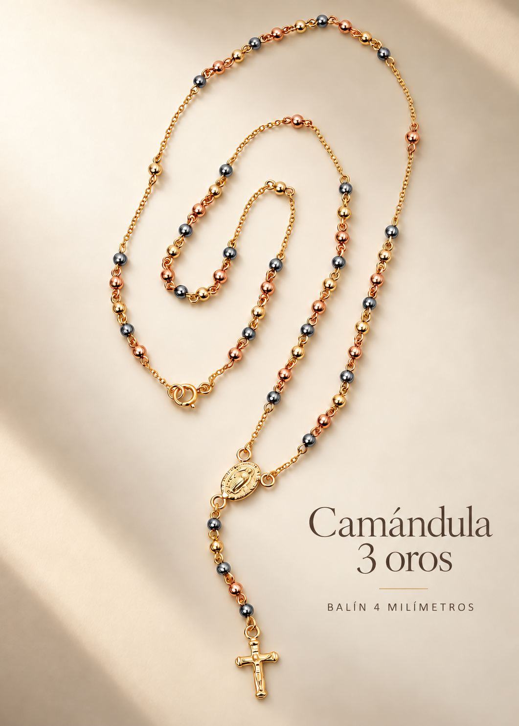 Camandula Tres Oros Balin 66 cms 4mm