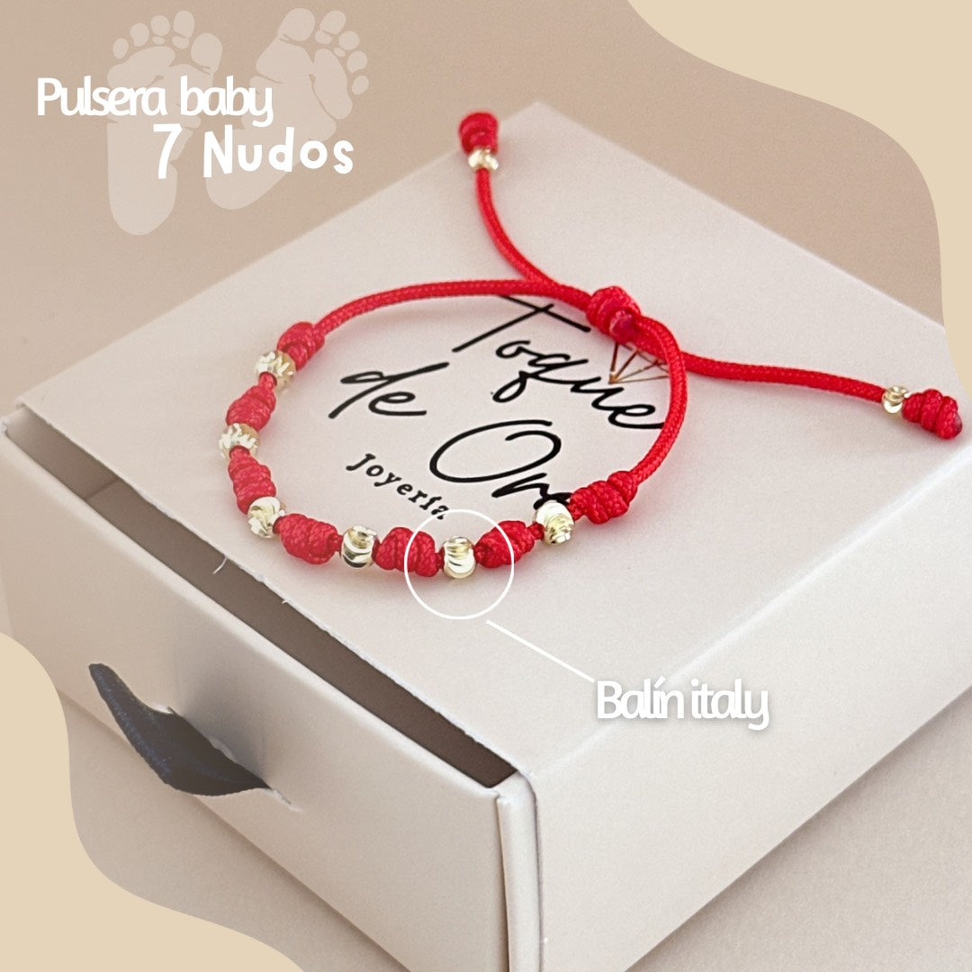 Pulsera 7 Nudos Protección Bebe