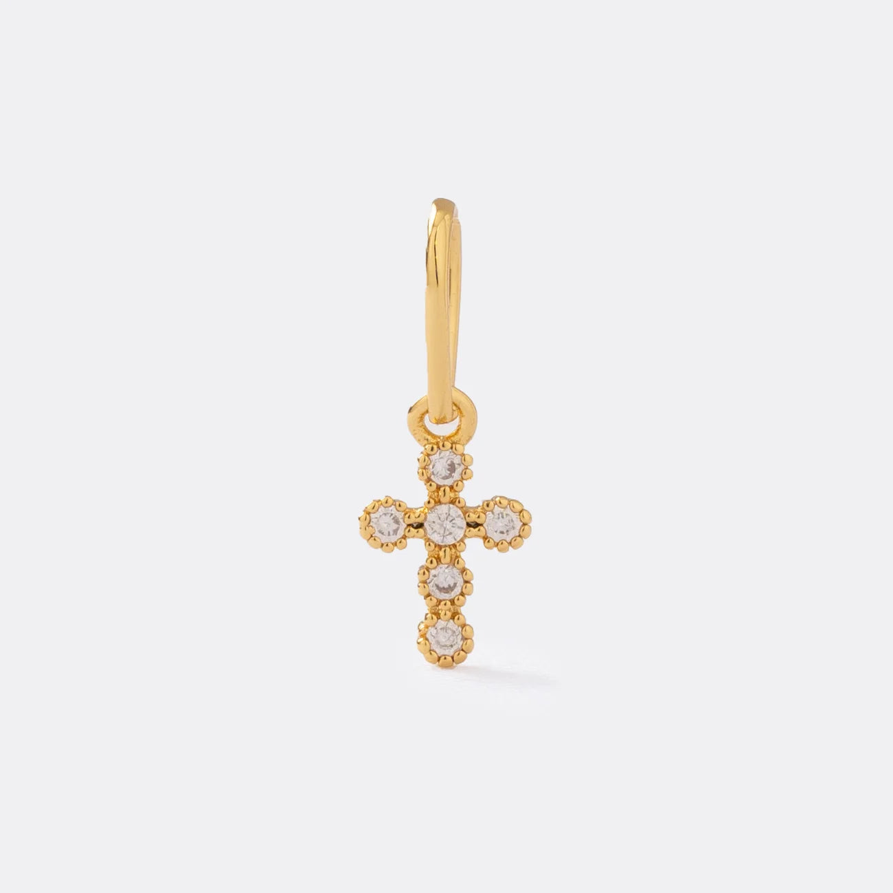 Cadena 45cms + Dije Cruz Circonias