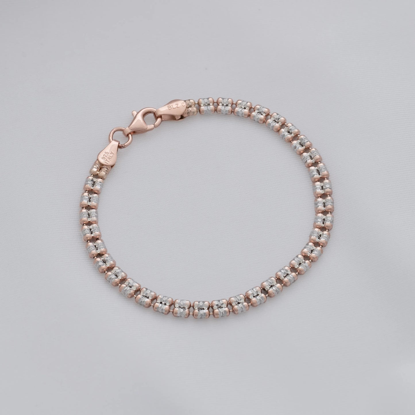 Pulsera Barril 2 Oros italiana 16 Cms