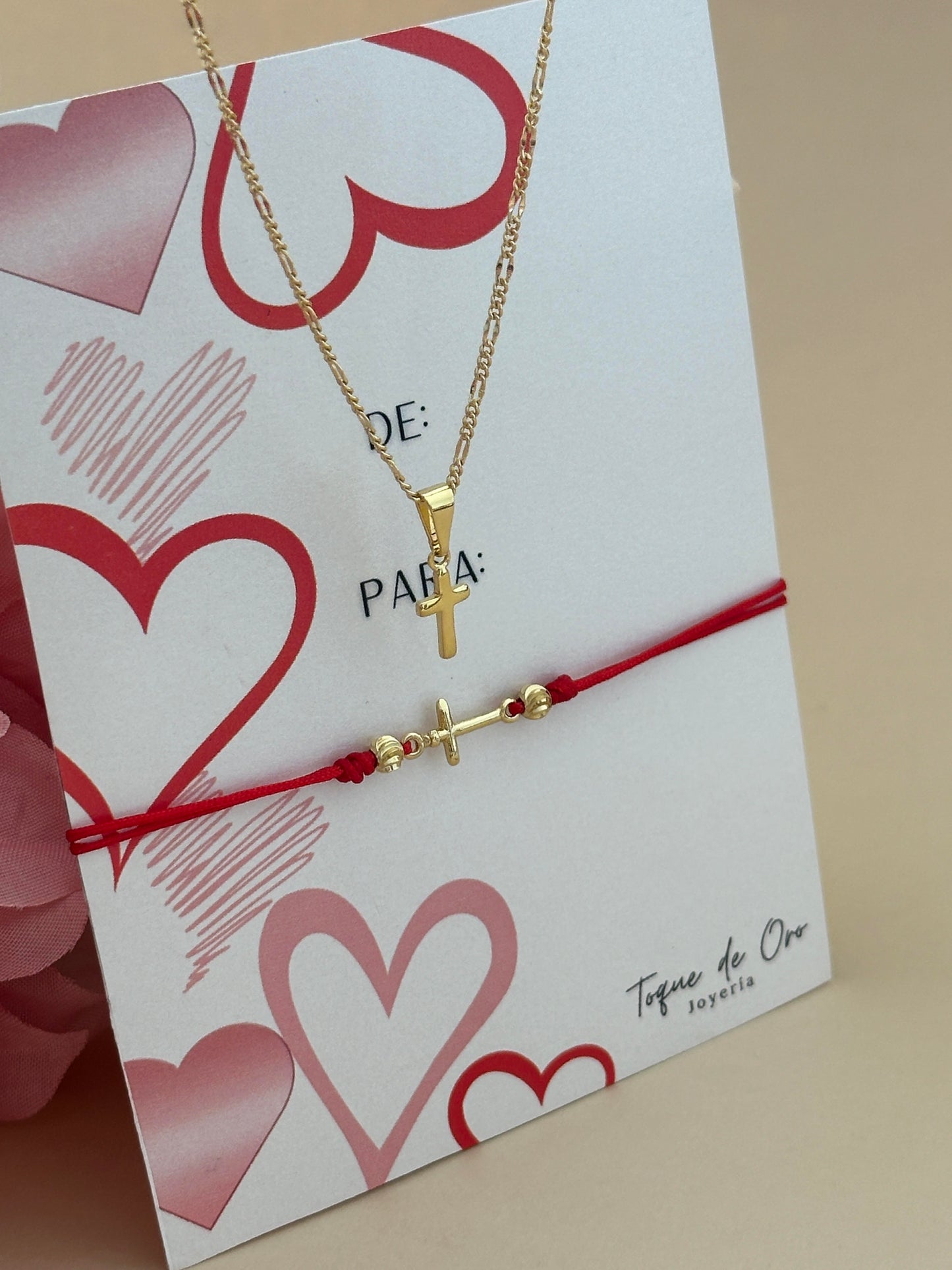 COMBO CRUZ + PULSERA