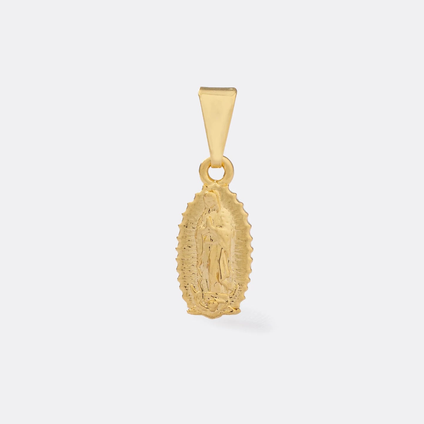 DIJE VIRGEN GUADALUPE TALLADA
