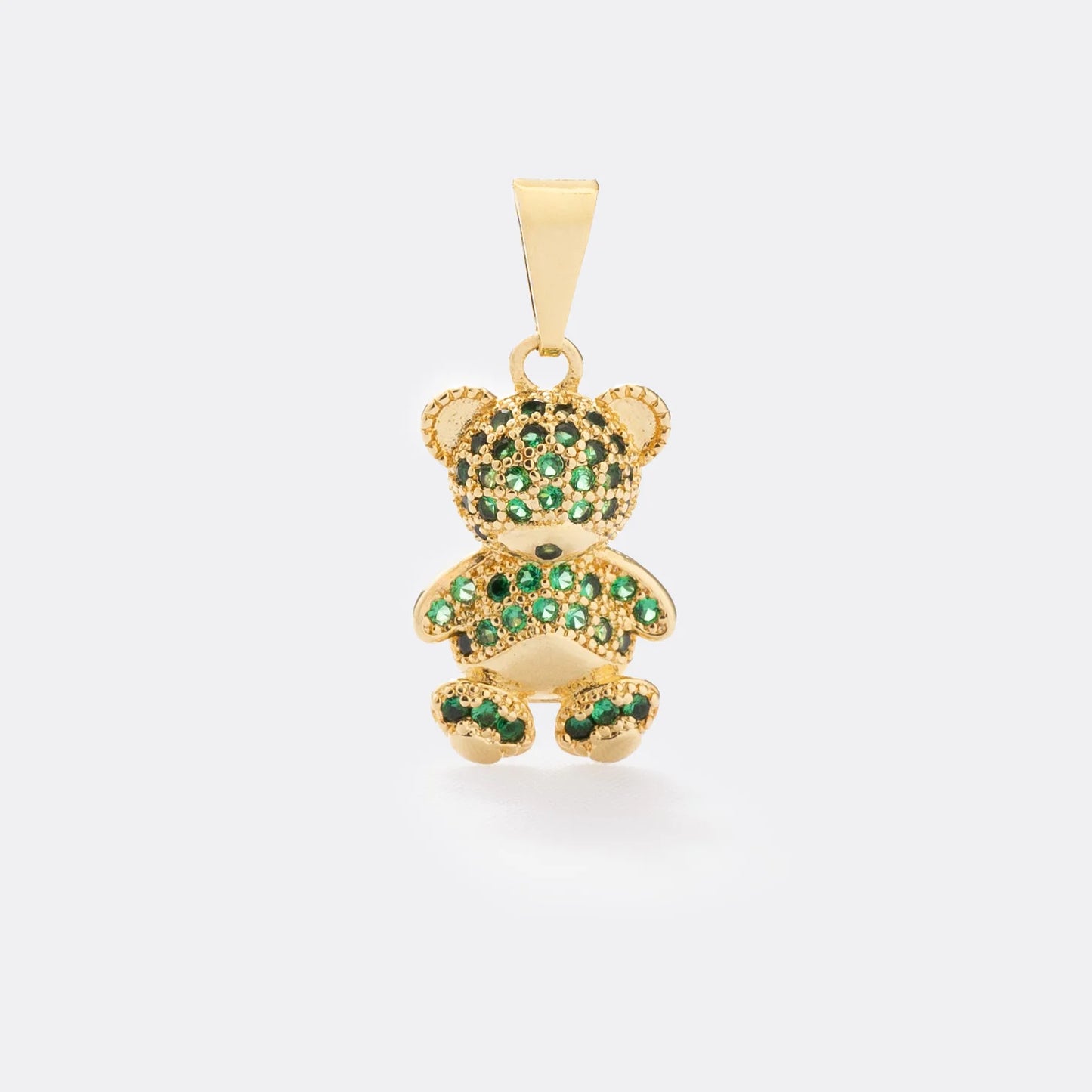 Dije Osito Cristal y Verde