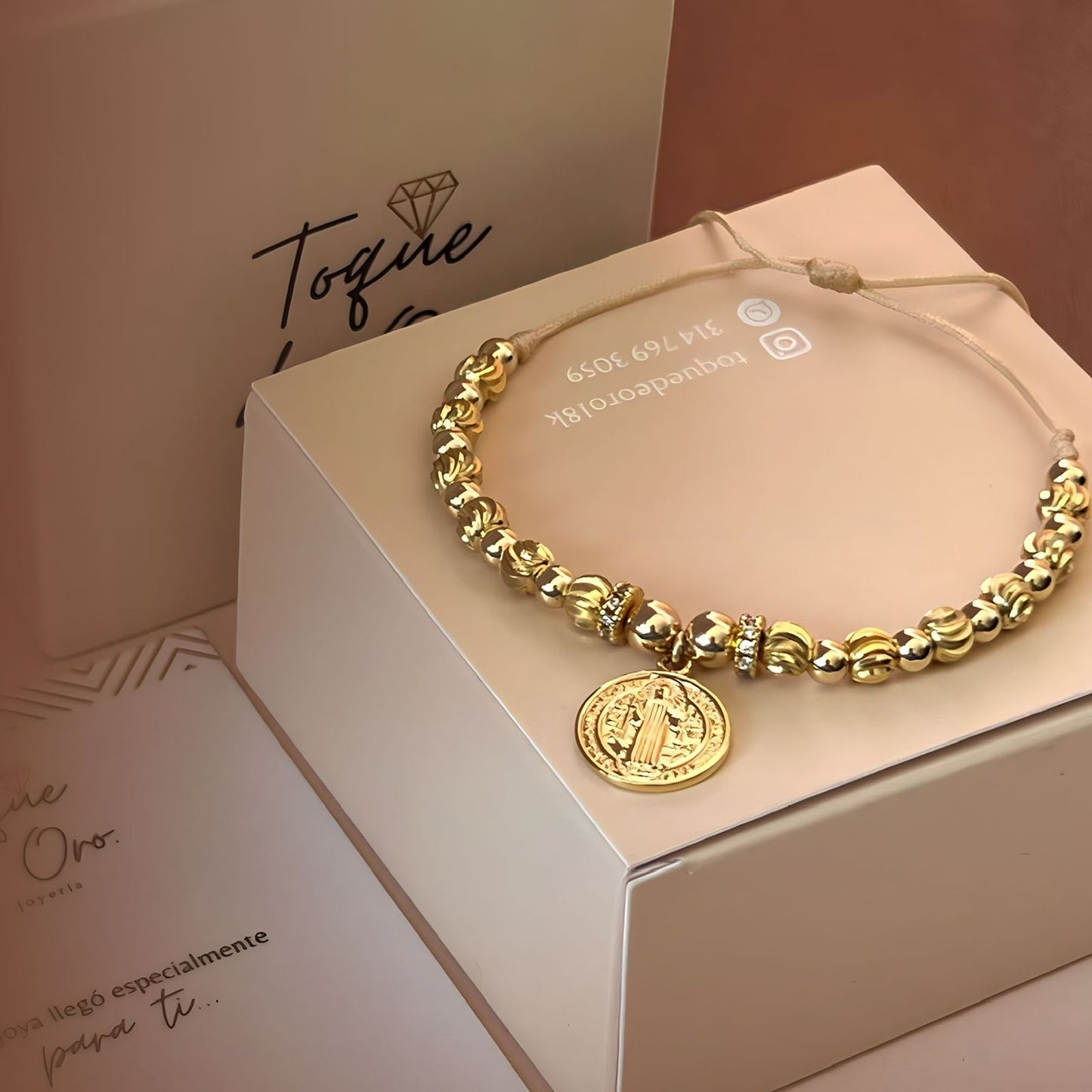 Pulsera San Benito Protección De Lujo
