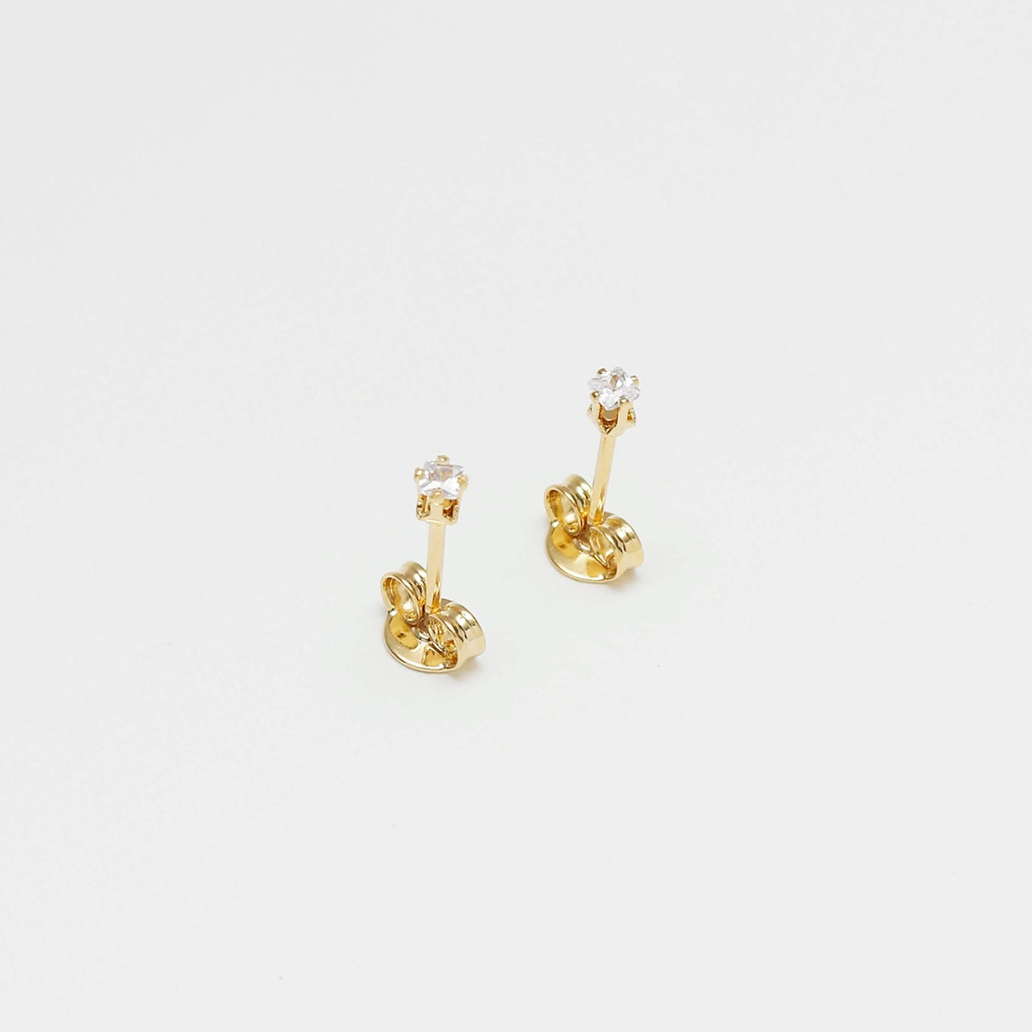 Arete Mini Circón Cristal