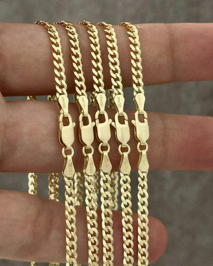 Cadena Cuban italiana 3,1 mm 65 Cms