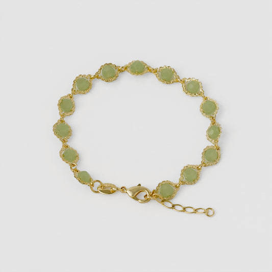 PULSERA GREEN LEMON 16CM + EXTENSOR