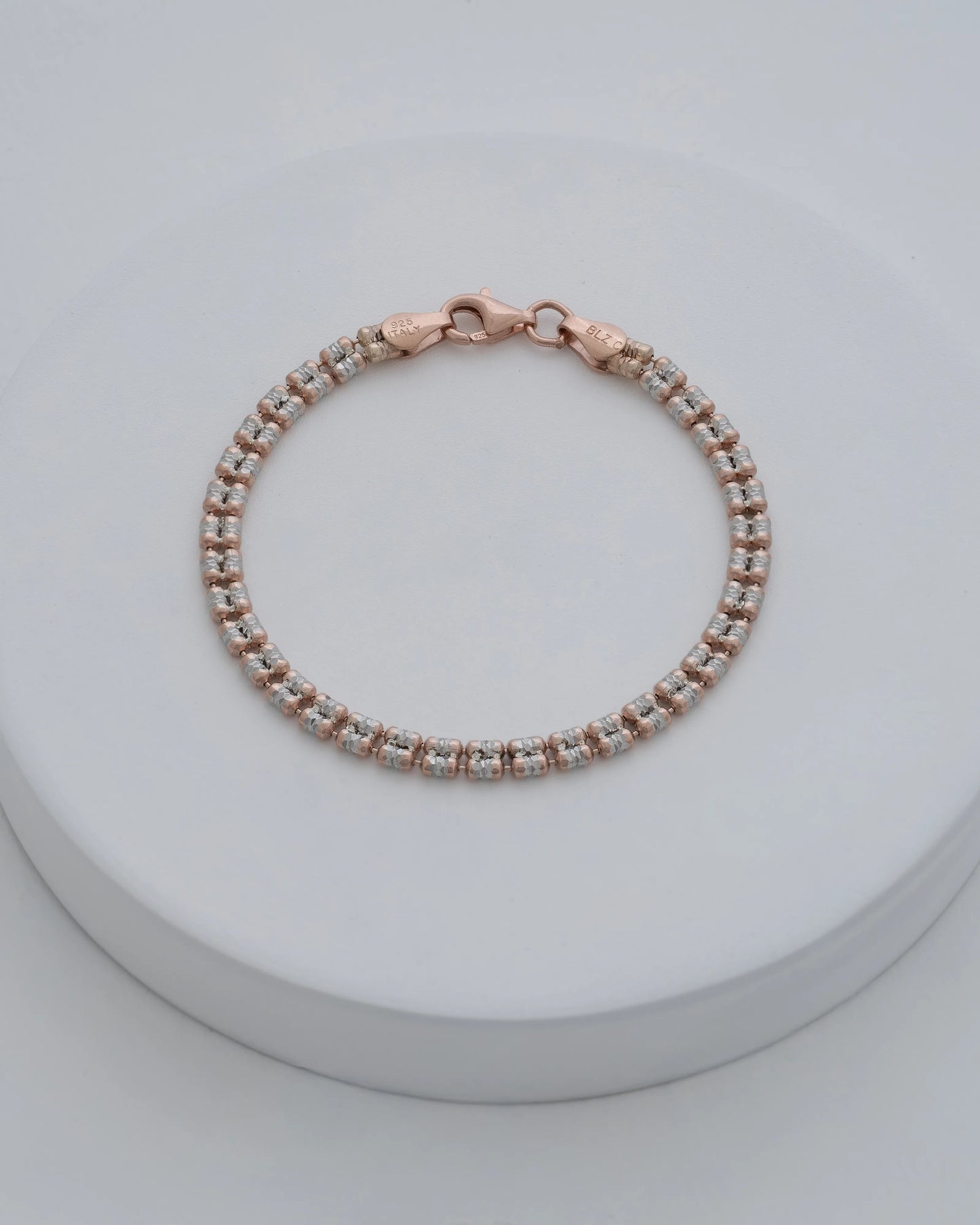 Pulsera Barril 2 Oros italiana 16 Cms