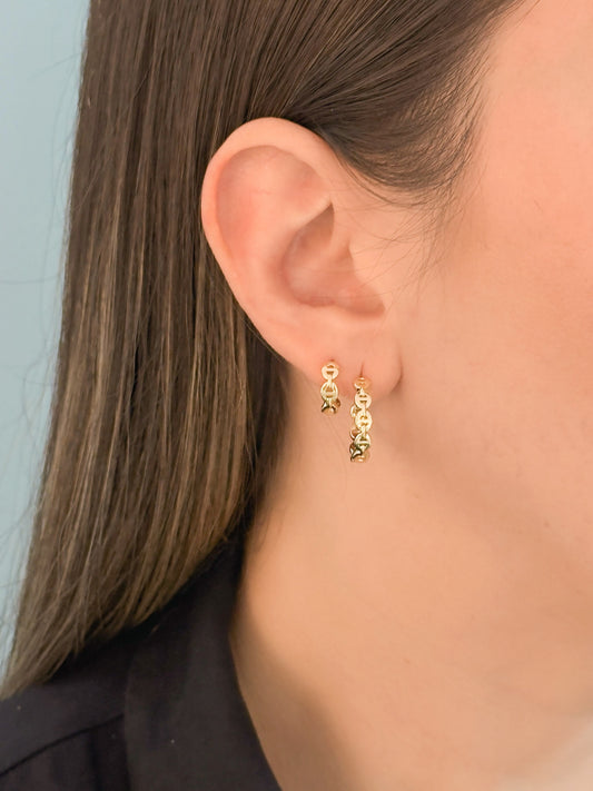 Combo de aretes Gcci X 2 pares
