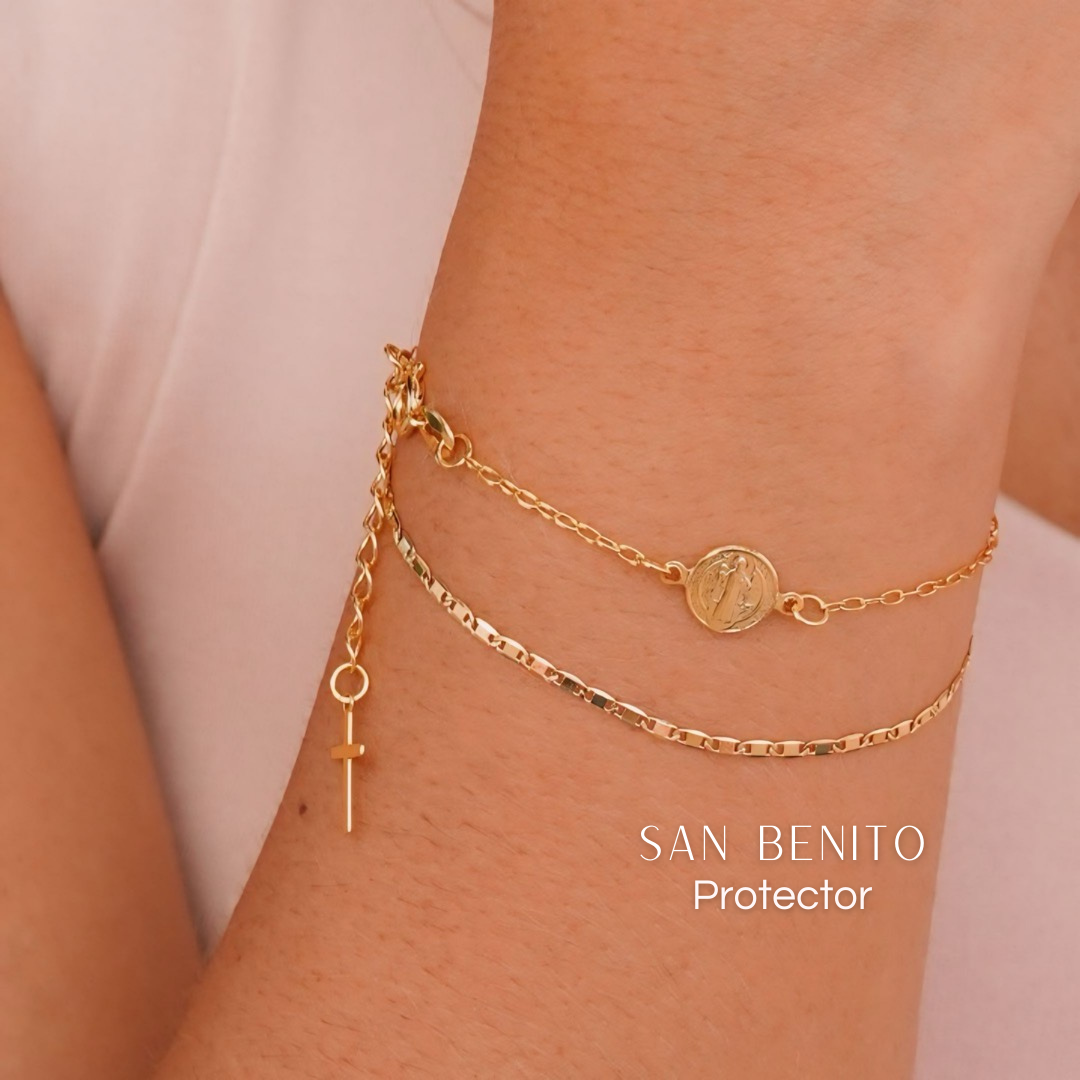 PULSERA SAN BENITO 16.5CM + EXTENSOR