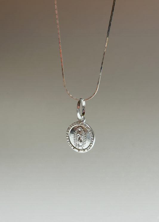 Cadena Marine 45 Cms + Dije Guadalupe