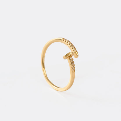Anillo Clavos CT circonias