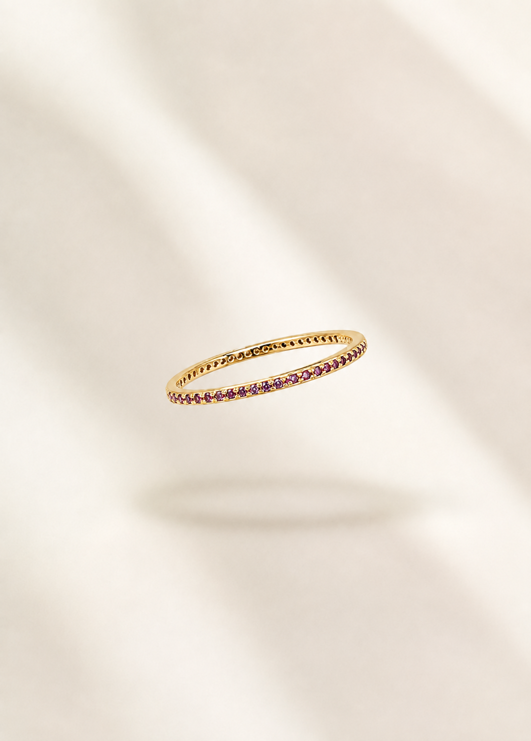Anillo Churumbelo Full Circonias Fucsia