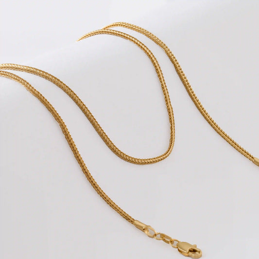 Cadena Franco Cuadrada 2mm 65Cms