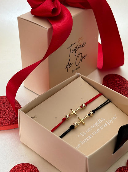 COMBO PULSERAS CRUZ LOVE