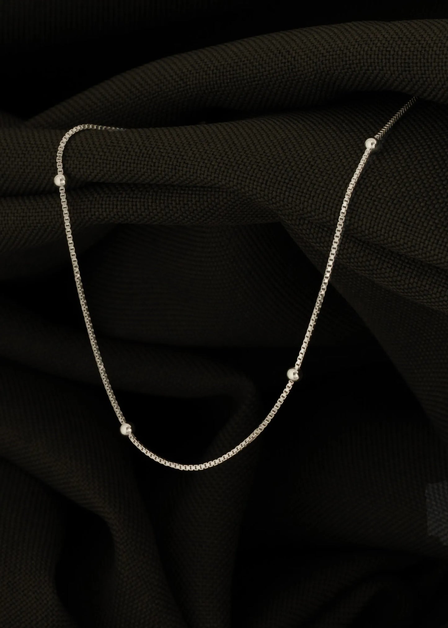 Cadena Veneciana Saturno 0,8 mm 45 Cms