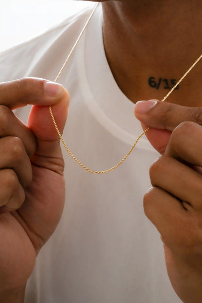 Cadena Lazito 1 mm 65 Cms