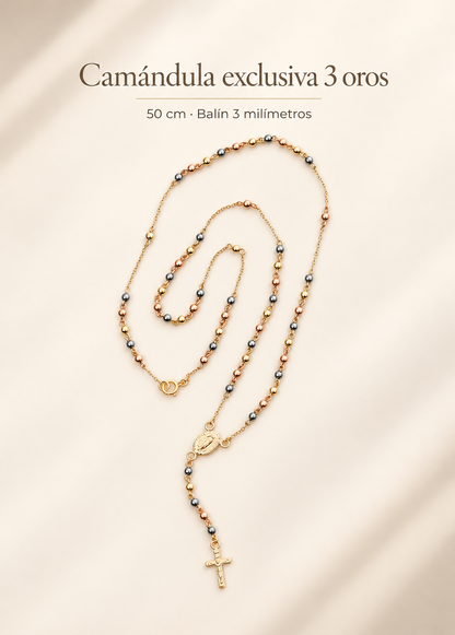 Camandula 3 Oros 50cm balin 3mm
