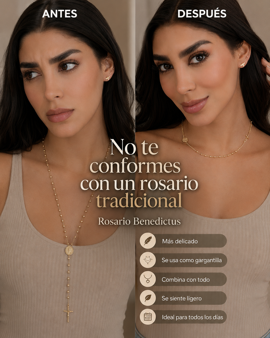 Rosario Benedictus 43 Cms + Extensor