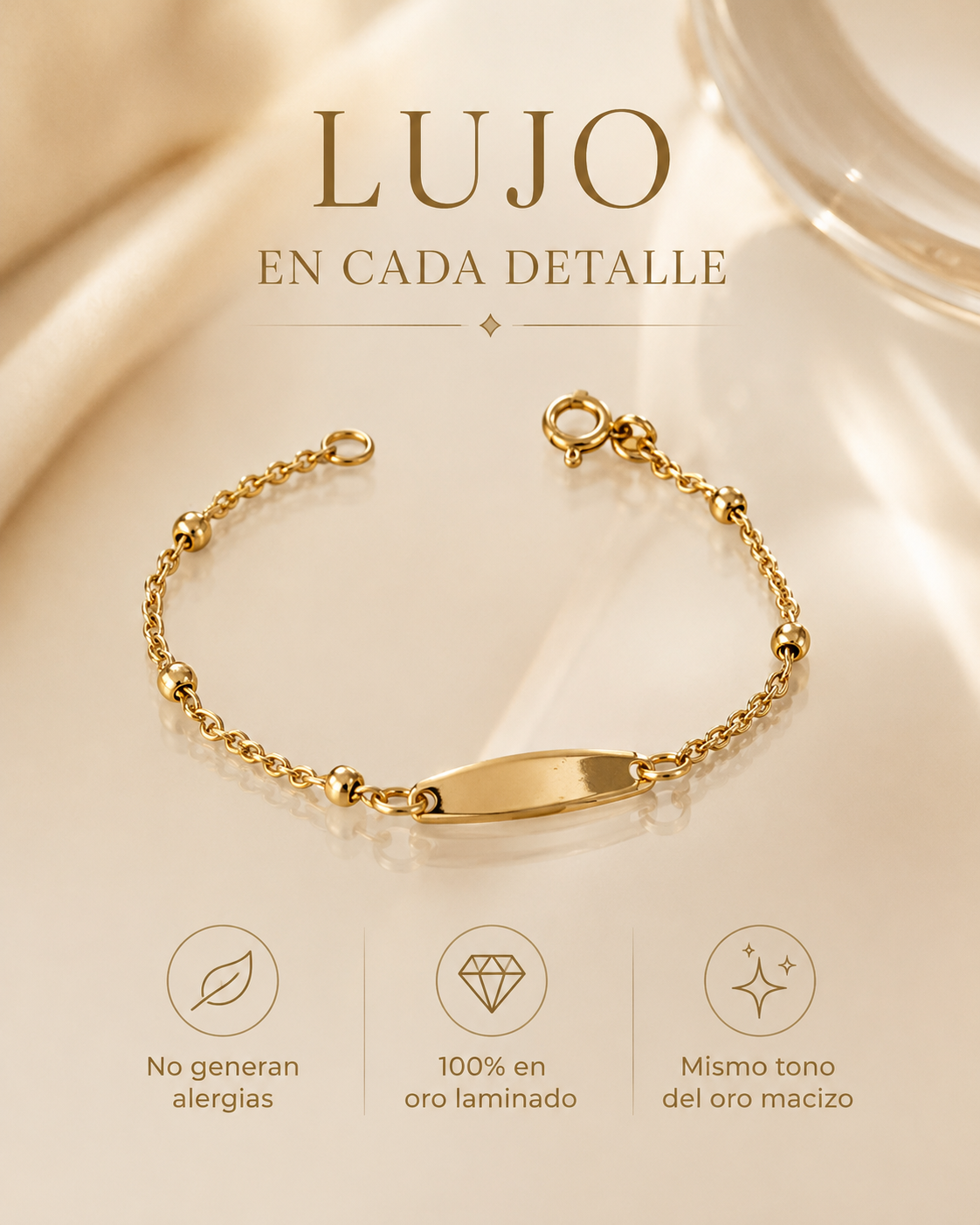 Esclava de lujo  bebe o niño ajustable