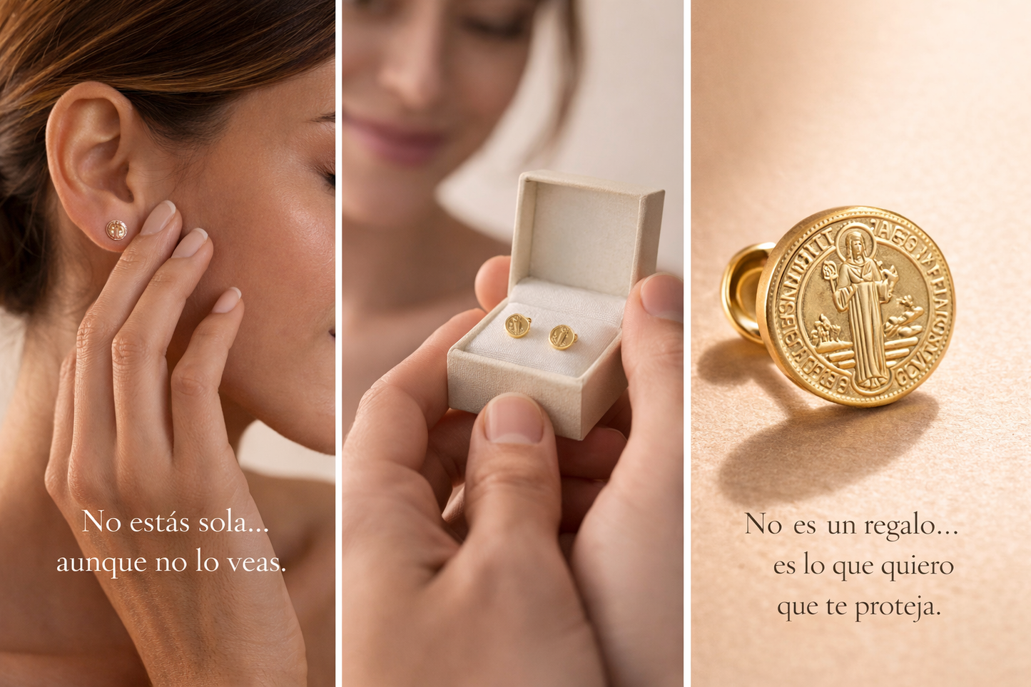 Aretes San Benito Protector