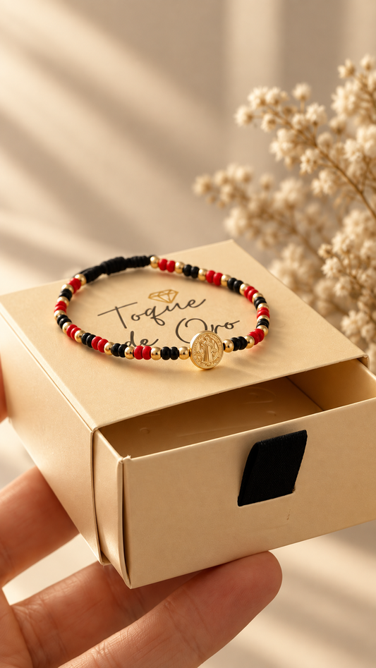PULSERA SAN BENITO MAL DE OJO PROTECCION