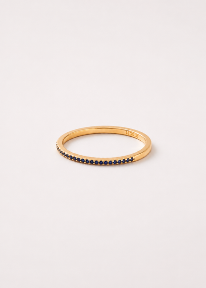 Anillo Churumbelo Azul Zafiro
