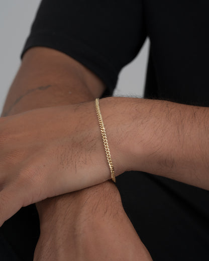 Pulsera Cubana italiana 3,1 mm 19 Cm