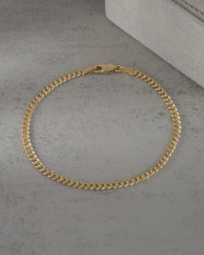 Pulsera Cubana italiana 3,1 mm 19 Cm