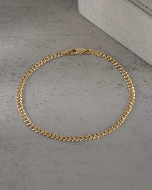 Pulsera Cubana italiana 3,1 mm 19 Cm