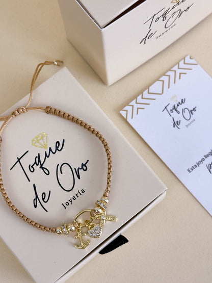 Pulsera De Lujo 3 Gracias