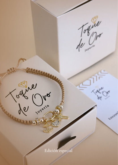 Pulsera De Lujo 3 Gracias