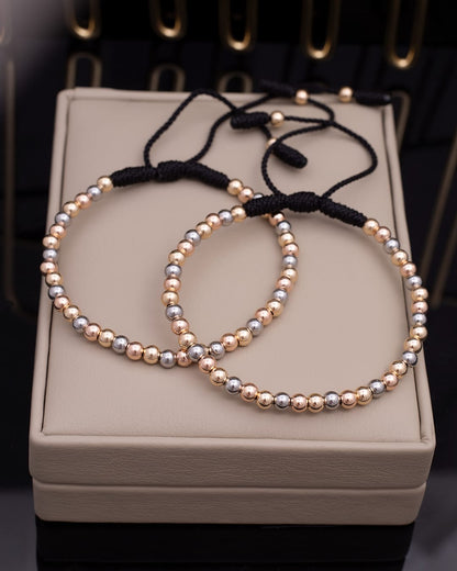 Pareja Pulseras 3 Oros.