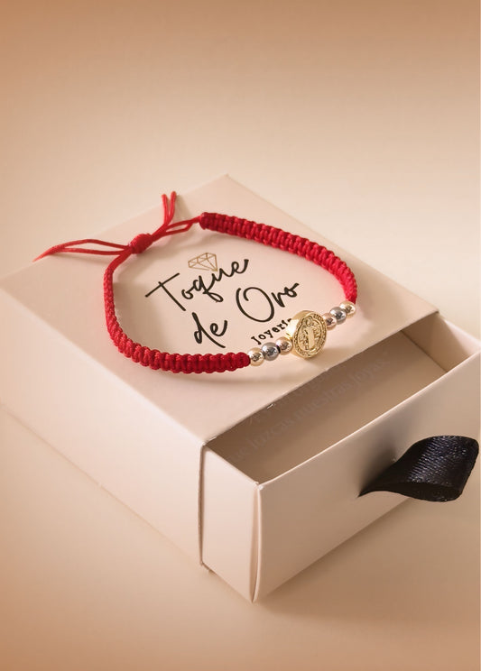 PULSERA EXCLUSIVA 3 OROS SAN BENITO PROTECTOR.