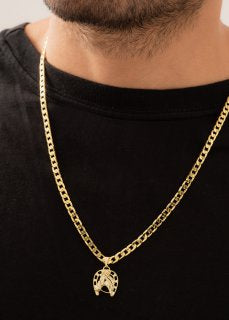 Cadena Cubana Semigruesa 5 Mm 65 Cms