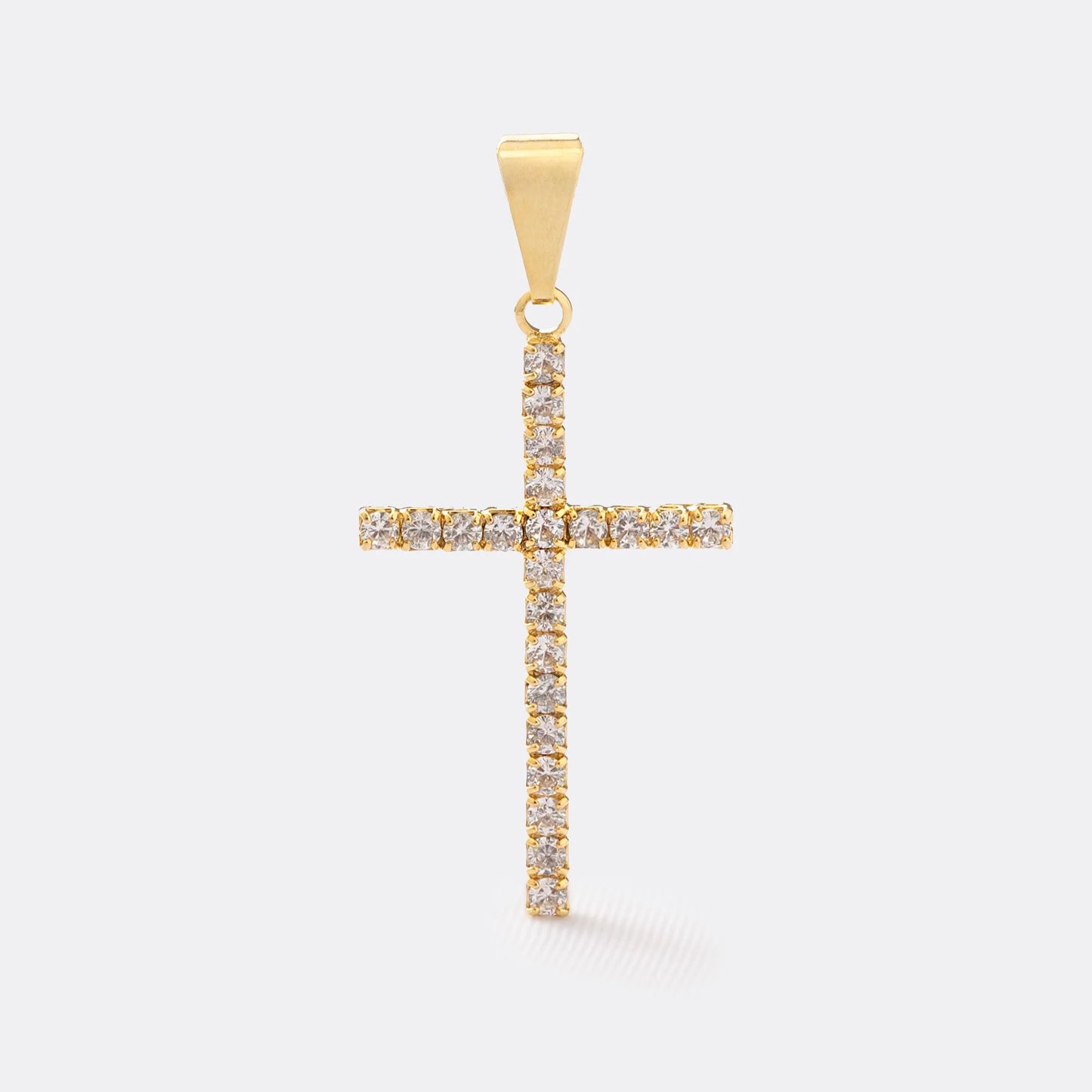 Dije Cruz de lujo circonias