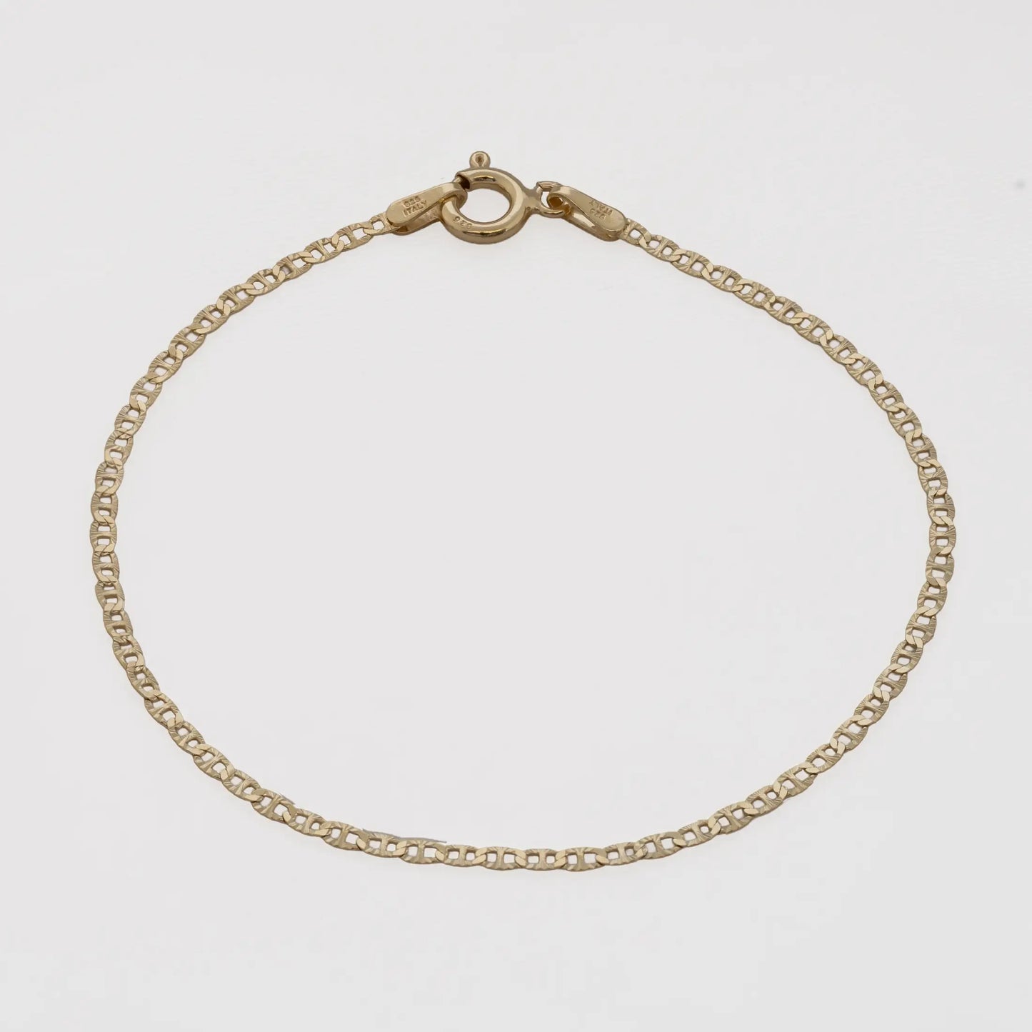 Pulsera escalerita con destellos 16.5 cm