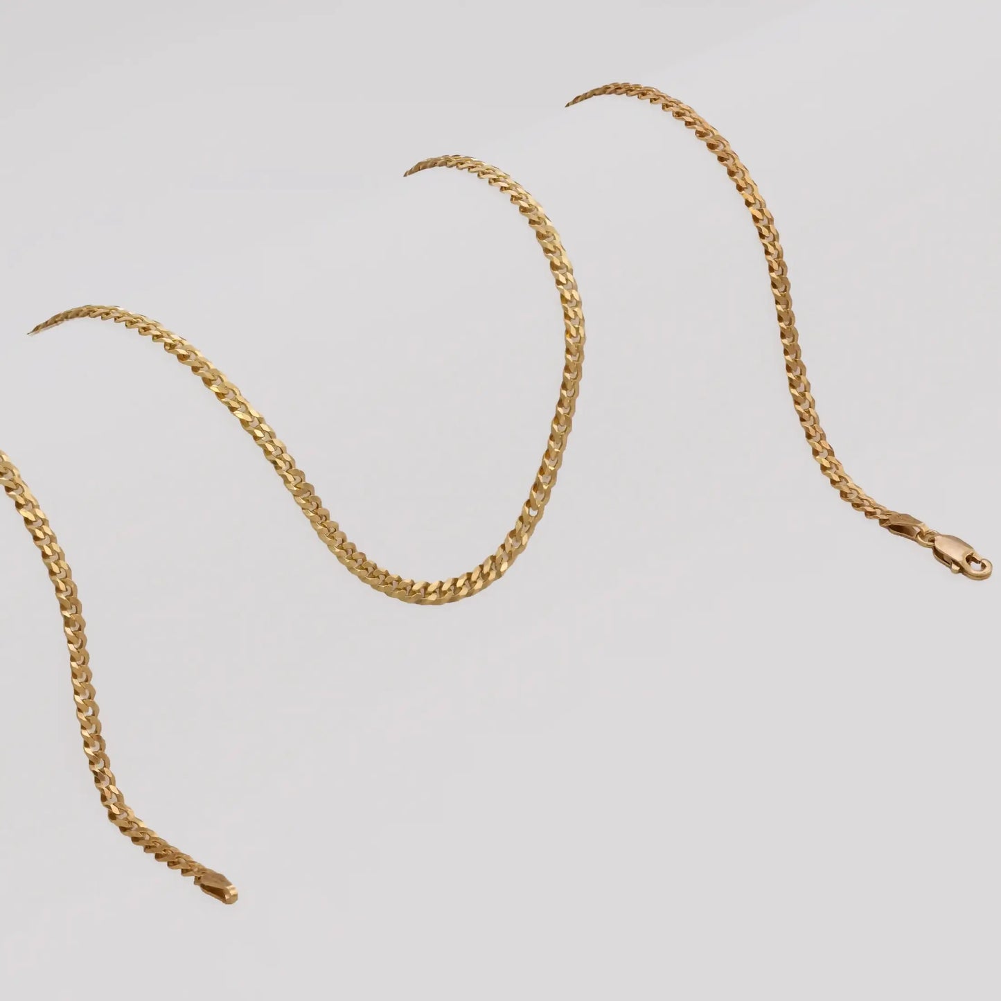 Cadena Cuban italiana 3,1 mm 65 Cms