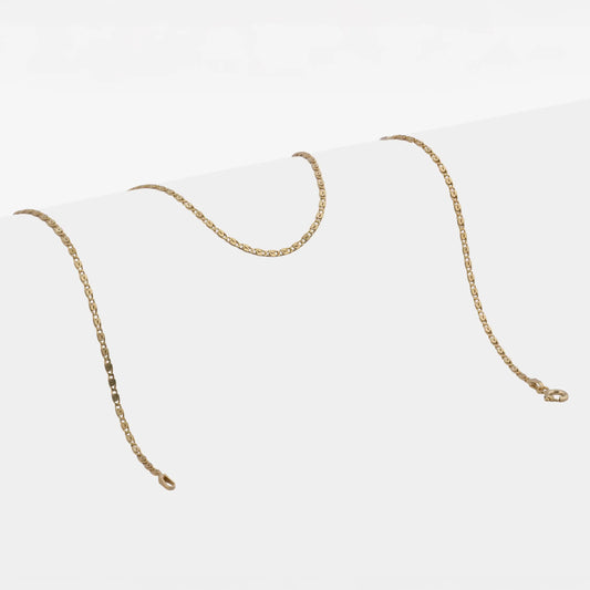 Cadena Caracol Plana 1.8 mm 45 Cms