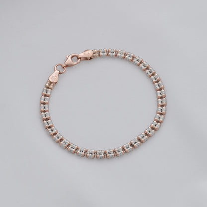 Pulsera Barril 2 Oros italiana 16 Cms