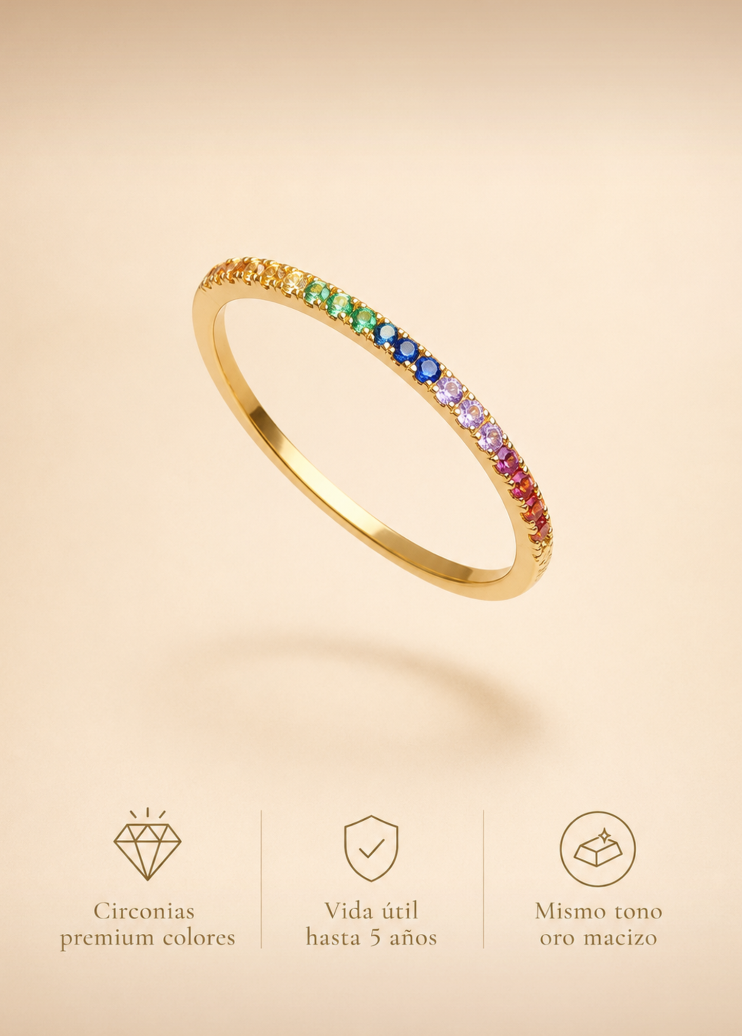 Anillo Churumbelo Mini Arcoiris