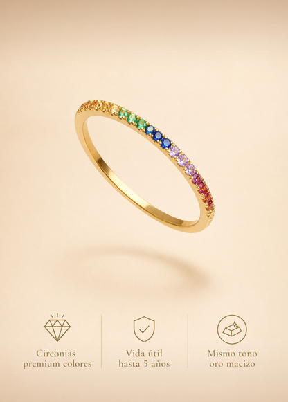 Anillo Churumbelo Mini Arcoiris