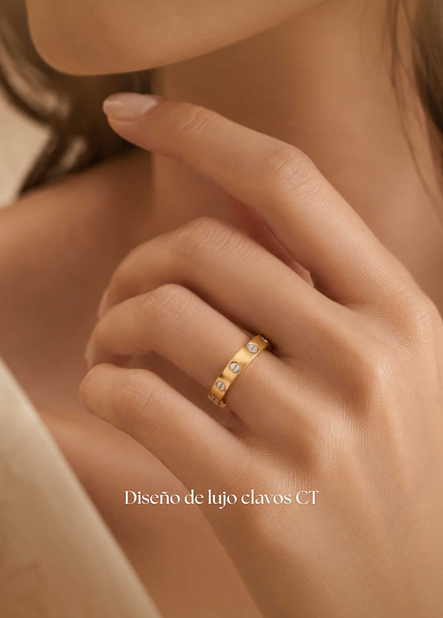 Anillo Dorado y Plata CT