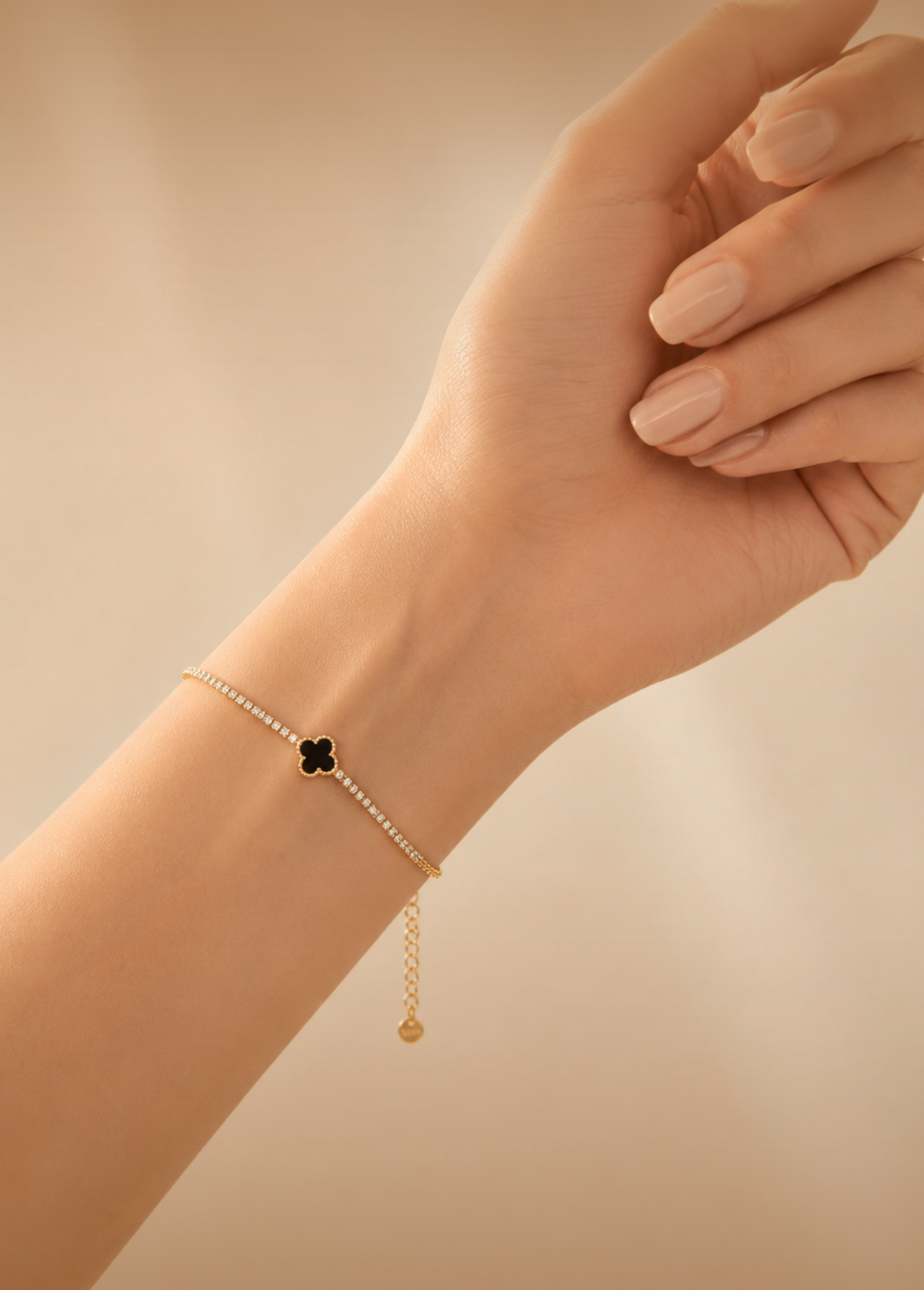 Pulsera Clover Bicolor 17 cm + extensor