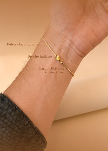 Combo Caballero / Cadena lazo  + Cruz + Pulsera