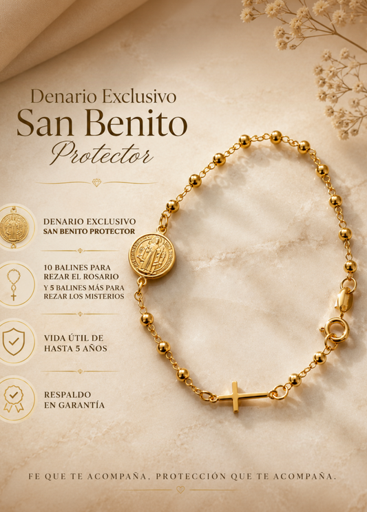 Denario San Benito Protector 18 cms
